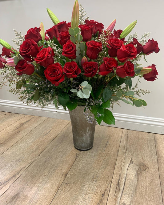 2 Dozen Red Roses