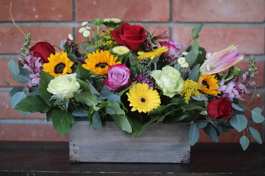 Rose Sunflower Box